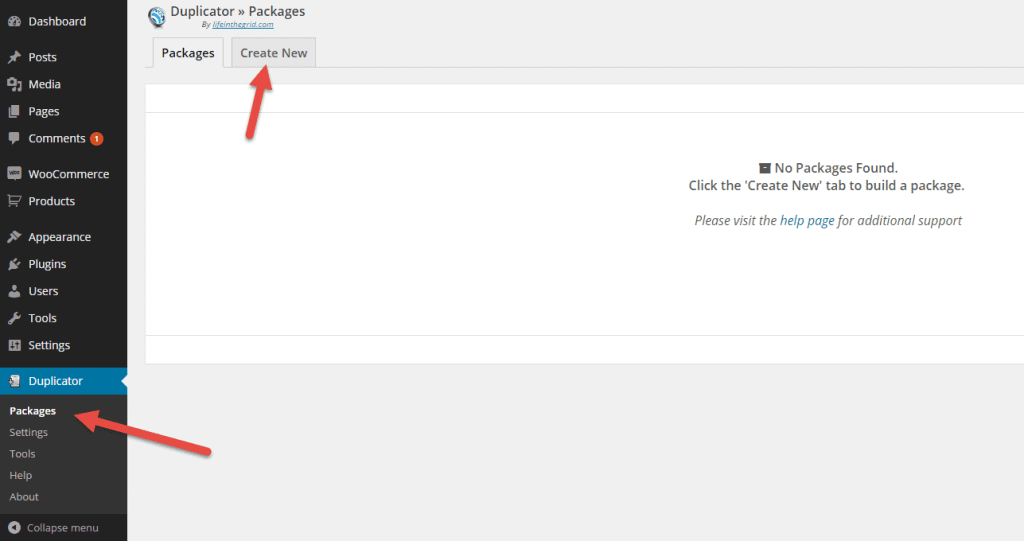 Hướng dẫn sử dụng plugin Duplicator để Backup Và Restore cho Website WordPress