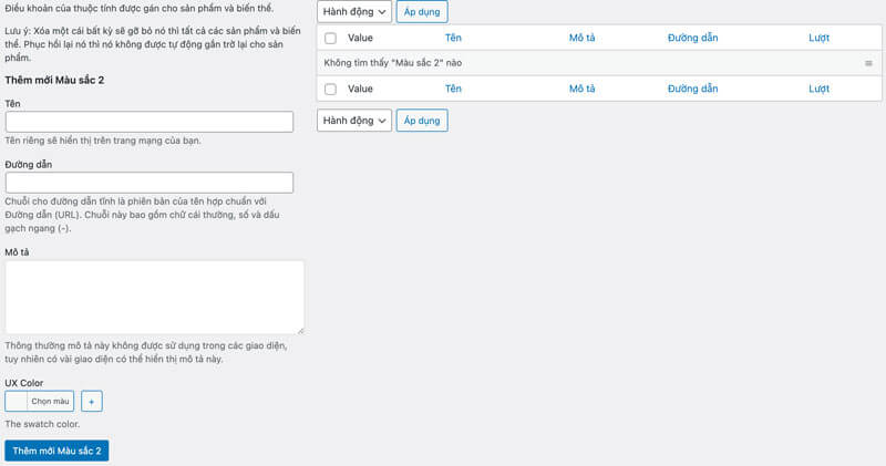 Hướng dẫn đăng sản phẩm có biến thể trong Woocommerce đăng sản phẩm có biến thể trong Woocommerce 2