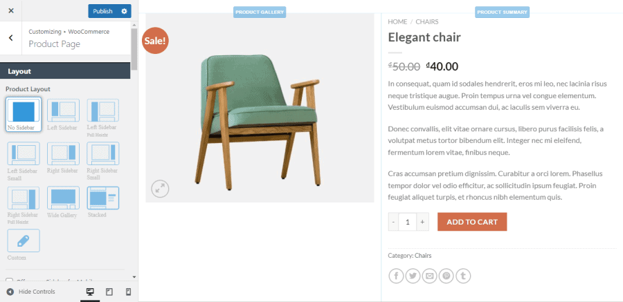 Lưu bản nháp tự động hướng dẫn tùy chỉnh layout product page flatsome