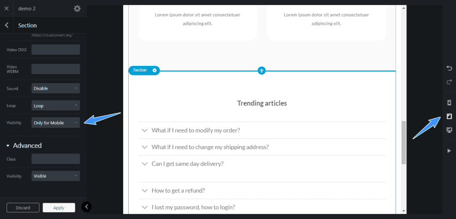 Lưu bản nháp tự động tùy chọn hiển thị trên nhiều thiết bị khác nhau flatsome
