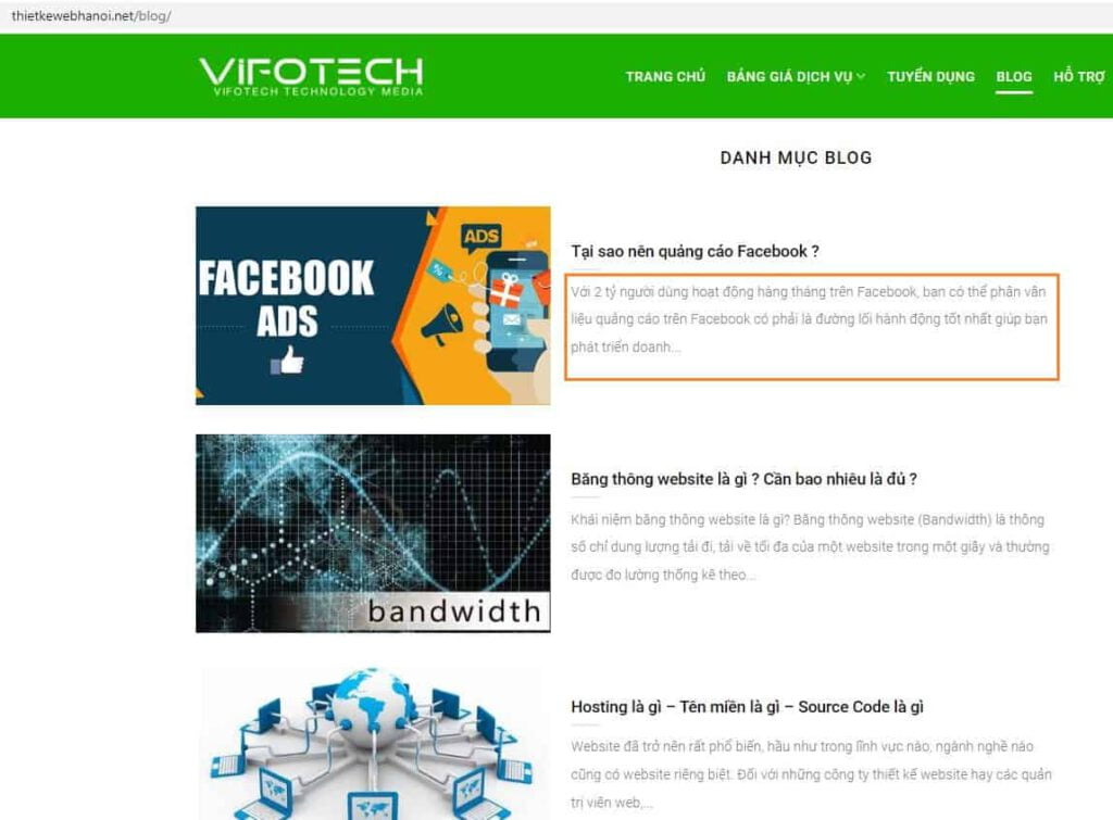 độ dài mô tả bị giới hạn