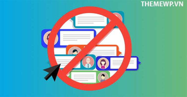 chặn bình luận trên wordpress