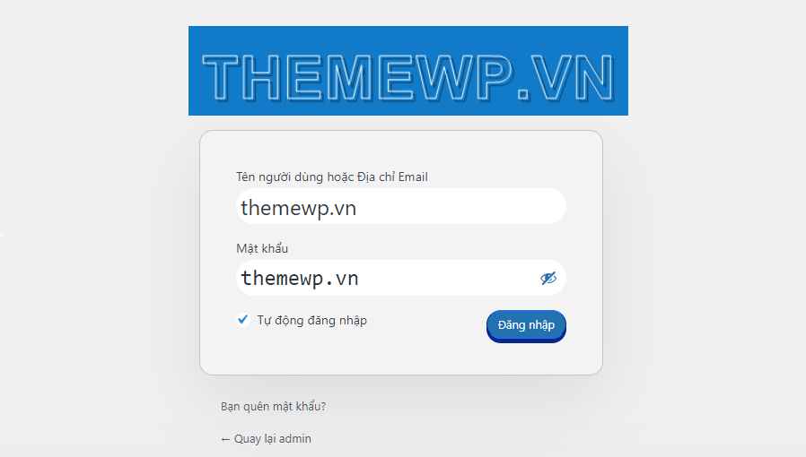 Chỉnh trang đăng nhập đẹp cho wordpress