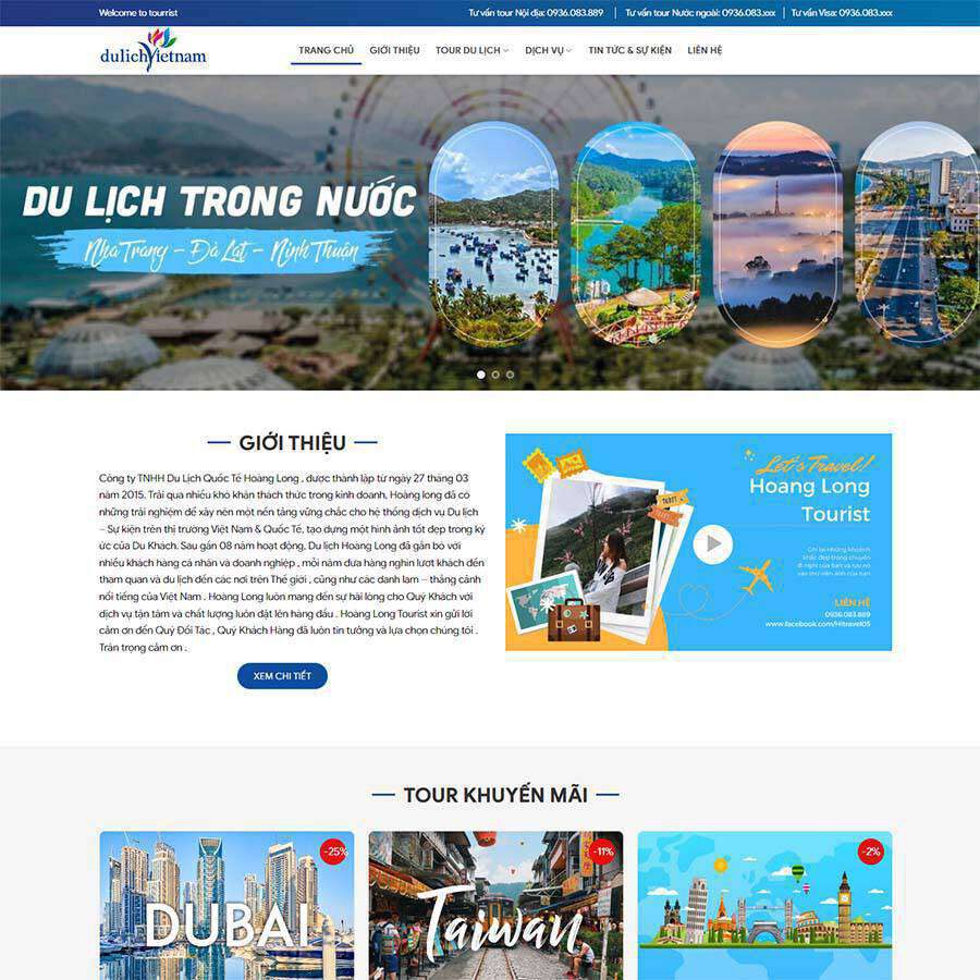 Theme WordPress du lịch 16