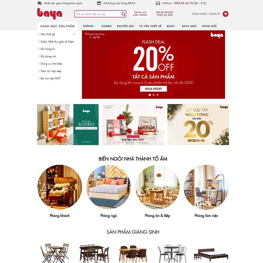 Theme WordPress nội thất 24