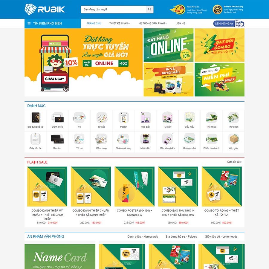 Theme WordPress công ty in ấn 04