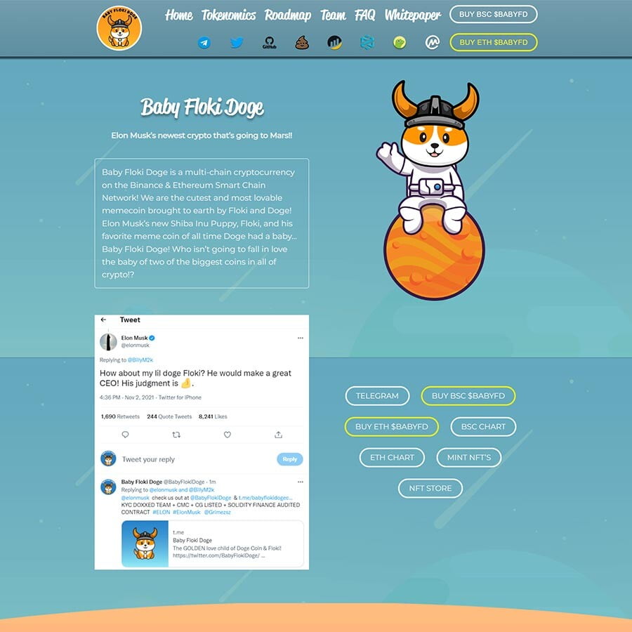 Landing Page giới thiệu Altcoin, Crypto