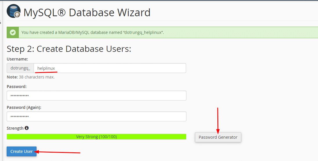 Cách tạo MySQL Database trên Hosting cPanel Cách tạo MySQL Database trên Hosting cPanel