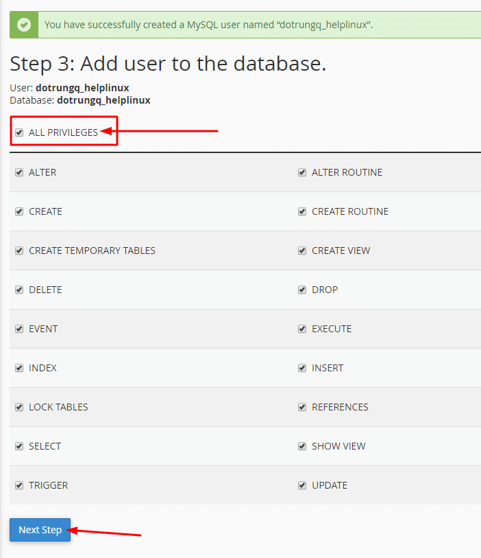Cách tạo MySQL Database trên Hosting cPanel Cách tạo MySQL Database trên Hosting cPanel