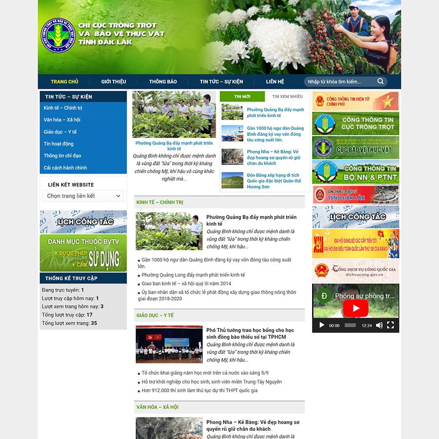 Theme WordPress cơ quan nhà nước