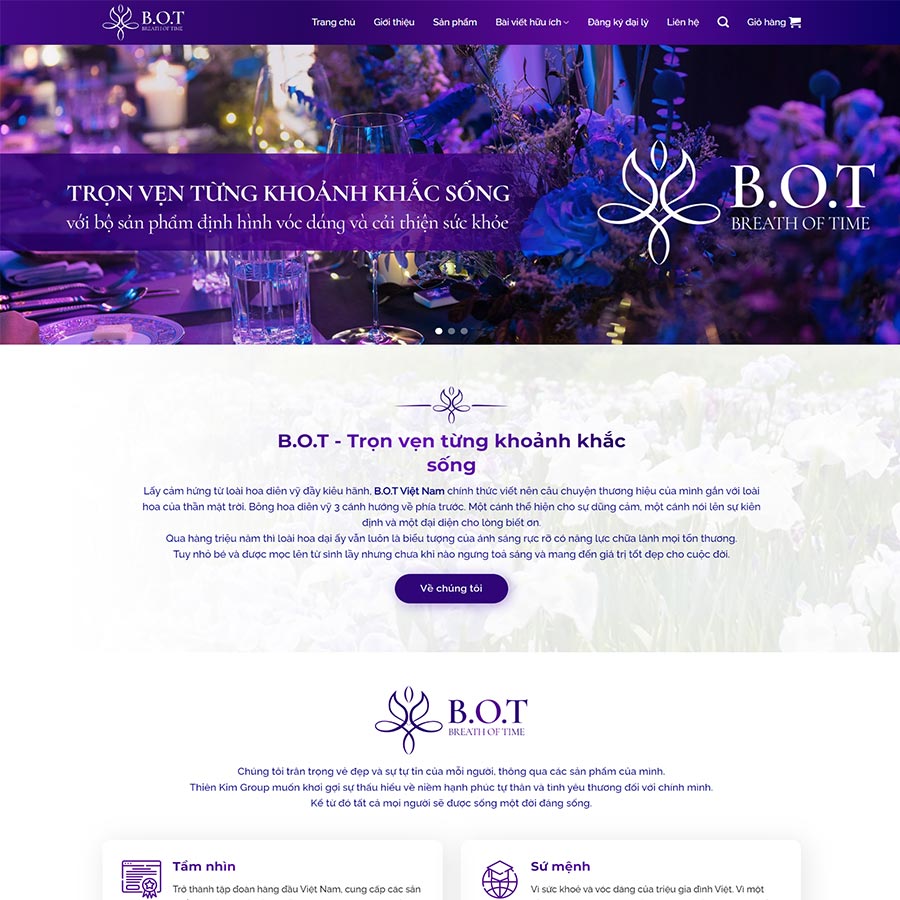 Theme WordPress thực phẩm chức năng 24