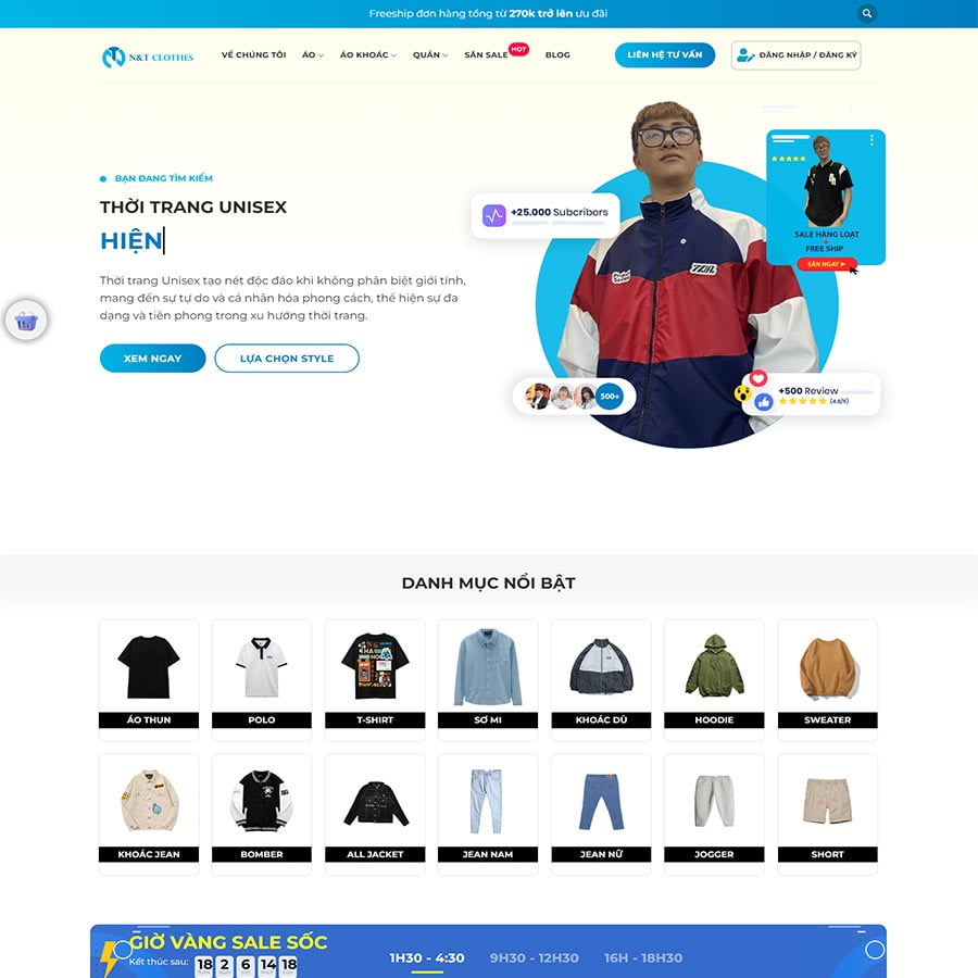 Theme WordPress thời trang 17