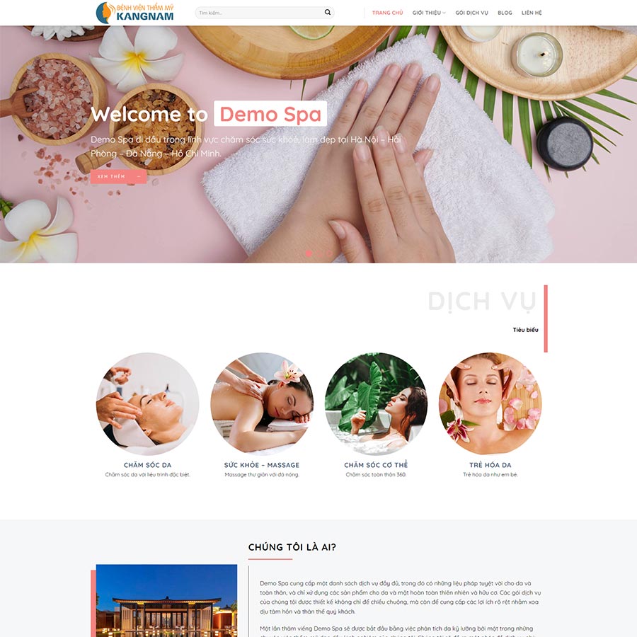 Theme WordPress Spa, làm đẹp 15